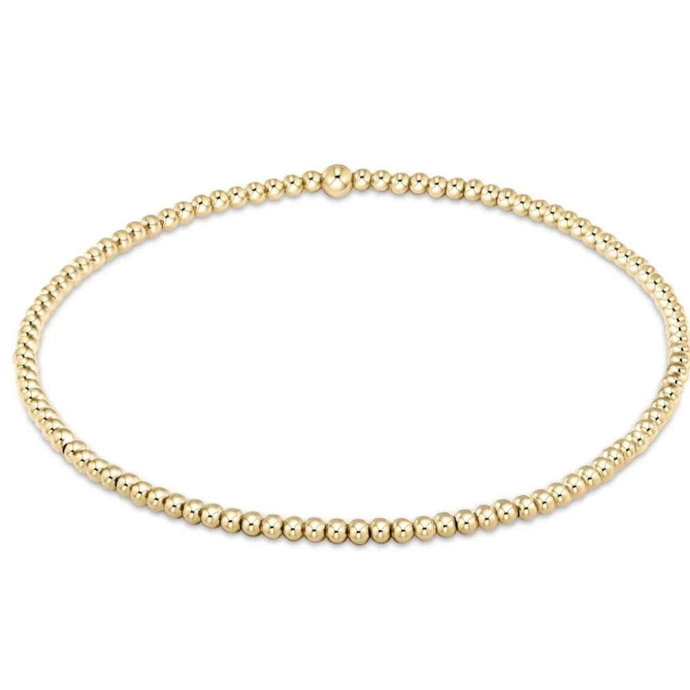 eNewton 2mm Beaded Bracelet - Bangle